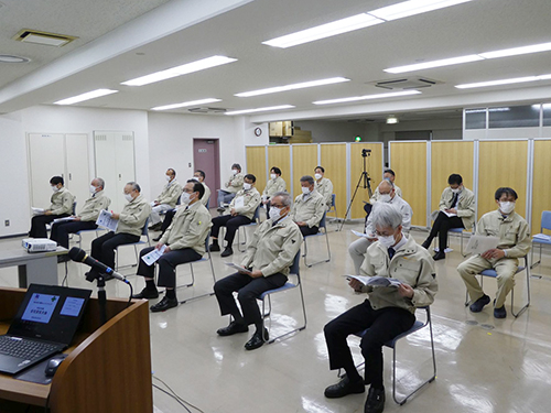 令和4年度 全社安全大会の様子